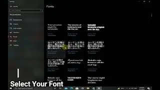 How to change default Windows 10 system font to new font | 2021 with junior 