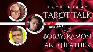 SIMULCAST: Pop up Tarot Talk: Special guests, Ramon (Moon Scarab) and Heather (Indigo Jaguar)