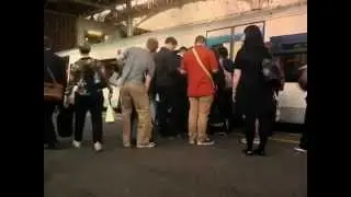 30 seconds of waiting for a train.