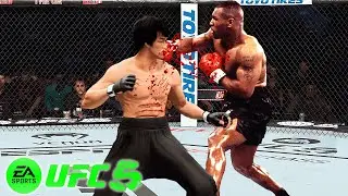 🐲 UFC5 Bruce Lee vs Mike Tyson UFC 5 - Super Fight 🐲