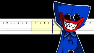 Friday Night Funkin ! VS Huggy Wuggy Poppy Playtime (Easy Guitar Tabs Tutorial)