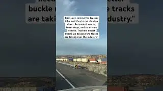 Trains Are About to Take Over the Trucking Industry #trucker #semi #truck #diesel #driving #trains