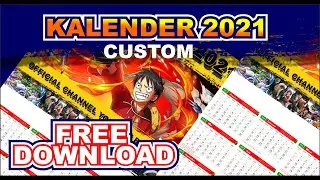 KALENDER CUSTOM 2021 FREE DOWNLOAD FORMAT CORELDRAW