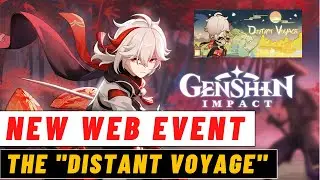 New Genshin Impact Web Event - Kazuha - The Distant Voyage