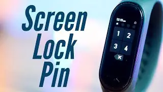 Mi Band 4 Lock Screen | Set Password And Screen Lock