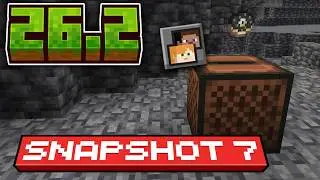 FRIEND INVITATION AND MUSIC in Minecraft Snapshot 7 26.2