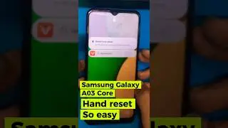 Complete Guide: How to Hard Reset Samsung Galaxy A03: Step-by-Step Instructions"@EasySimpleSolution