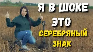 НАШЛА СЕРЕБРЯНЫЙ ЗНАК. Чтобы это могло значить. НАХОДКИ НА ПОЛЕ