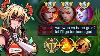 SORRY GOLD BENEDETTA YOU CAN’T BEAT MY LATE GAME WANWAN!!🤭