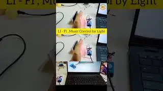 Tune in to the future with LI-FI: Control your music with the power of light! 🌟🎶 #Innovation #LiFi