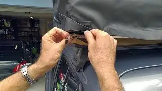 Adventure Kings/4WD Supa Centre Broken Zip Repair Size Large on Rooftop Tent with FixnZip Australia.
