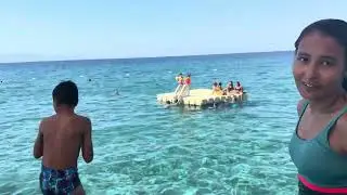 DENİZDE YÜZME YARIŞI. 