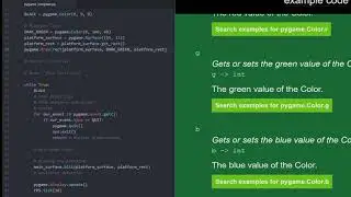 Moving our player -- the platform with the event-interface: MOUSEMOTION
