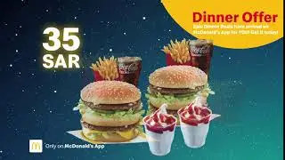Epic Dinner Deals have arrived on McDonald's App for YOU! Get it today!