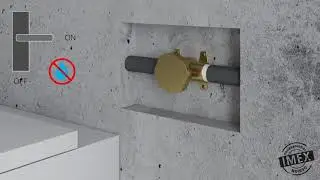 Como instalar un grifo sustituto de bide empotrado pared - Munich de IMEX