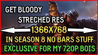 how to get streched resolution in Apex Legends ( NO BLACK BARS)(1366×768)