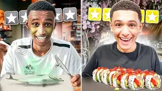 Beste VS Slechtste Sushi Restaurant Testen..🍣 ft Chatmo