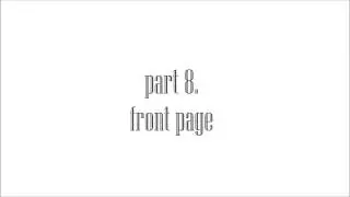 WordPress Tutorial part 8: Front Page