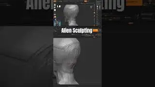 Aline sculpture #zbrushsculpting #zbrush #art #3dsculpting #3dmodeling #sculpture #3d