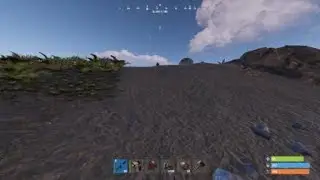 Rust Console - 6v4 Launch Site at night [NL]