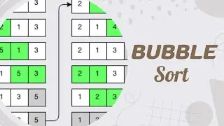 バブルソート 視覚学習