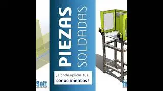 dónde aplicar tus conocimientos de Piezas soldadas con #solidworks #shorts