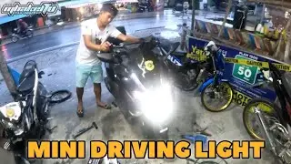NAGPAKABIT AKO NG MINI DRIVING LIGHT AT HORN | SUZUKI BURGMAN 125