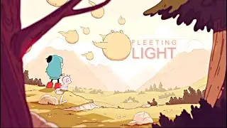 Floating through space.