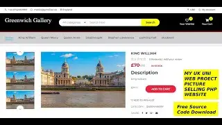 Responsive Picture Selling Ecommerce Website | HTML, CSS, PHP, JavaScript | MY UK University Project