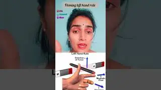 Fleming left hand Rule | #physics #viralvideo #shorts #trending #ytshorts #varnikaclasses9and10