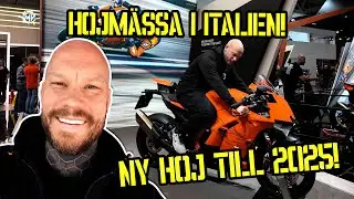 KIKAR IN MIN NYA MOTORCYKEL I ITALIEN PÅ EUROPAS STÖRSTA MC-MÄSSA!