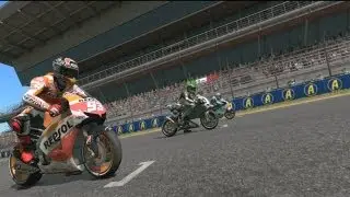 MotoGP13 Demo - Marc Marquez Barcelona Gameplay (HD)