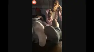 Jane x Friend Ebony Big Feet In Socks On Table (11) [FULL VIDEO]