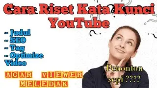 YouTube keyword research - The latest YouTube keyword research method How to research
