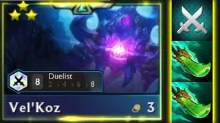 8 Duelist Vel'Koz goes RRRRR | TFT Set 8
