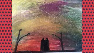 Always together. Drawing with gouache.