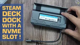 Steamdeck dock with a NVMe slot | JSAUX 1tb NVMe M.2 Docking Station for Steam Deck HB0604
