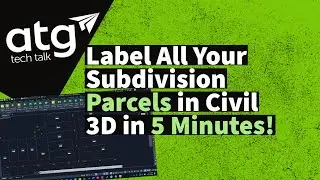 Label All Your Subdivision Parcels in Civil 3D in 5 Minutes!
