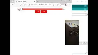 IO Control On ESP32-CAM Using HTML Buttons