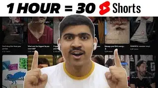 Make 30 YouTube Shorts in 1 Hour Using AI 🔥 - Earn Money Passively ✅