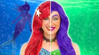 ARIEL’S CRAZY TWIN. Her Surprise Twin Leira helps MALEFICENT and URSULA? Totally TV Parody.