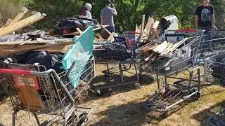 #Trashtag clean up turns up shopping carts and much more than bags