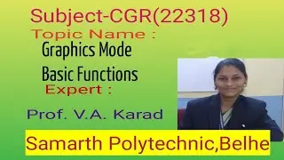 Graphics Mode Basic Functions