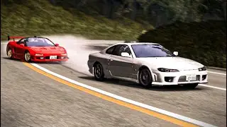 Go Hojo Rematch In His Honda NSX At Hakone Uphill Initial D 8 English #59