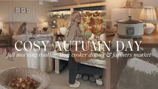 Cosy Autumn Day…🍂 fall recipes, morning routine, farm shop & cosy moments at home 