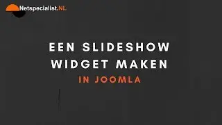 een slideshow widget in joomla