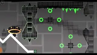 Geometry Dash - nearly impossible secret way in xo by KrmaL