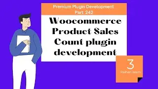 Woocommerce Product Sales Count Plugin Development Tutorials Bangla #242 Class Create