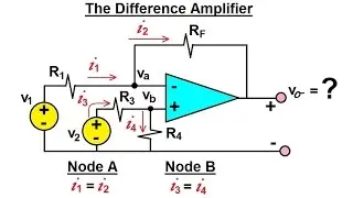 Electrical Engineering: Ch 5: Operational Amp (15 of 28) The Difference Amplifier