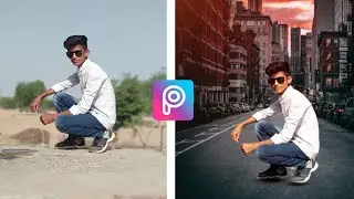 Picsart new creative background change photo editing || 